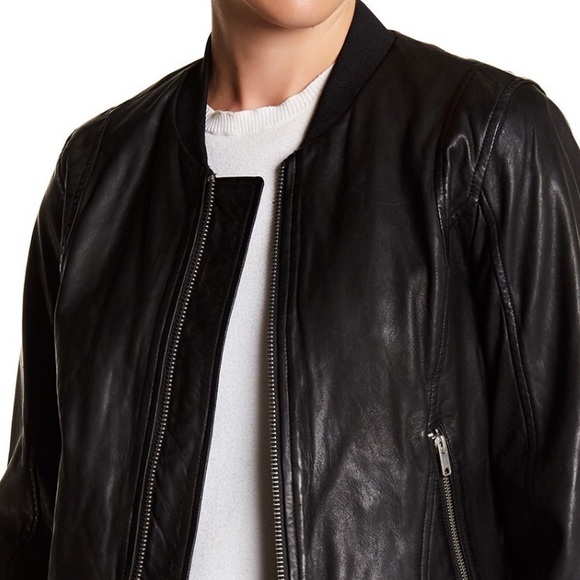 Leather Jacket Marc New York Andrew Marc XL Black - Picture 3 of 7